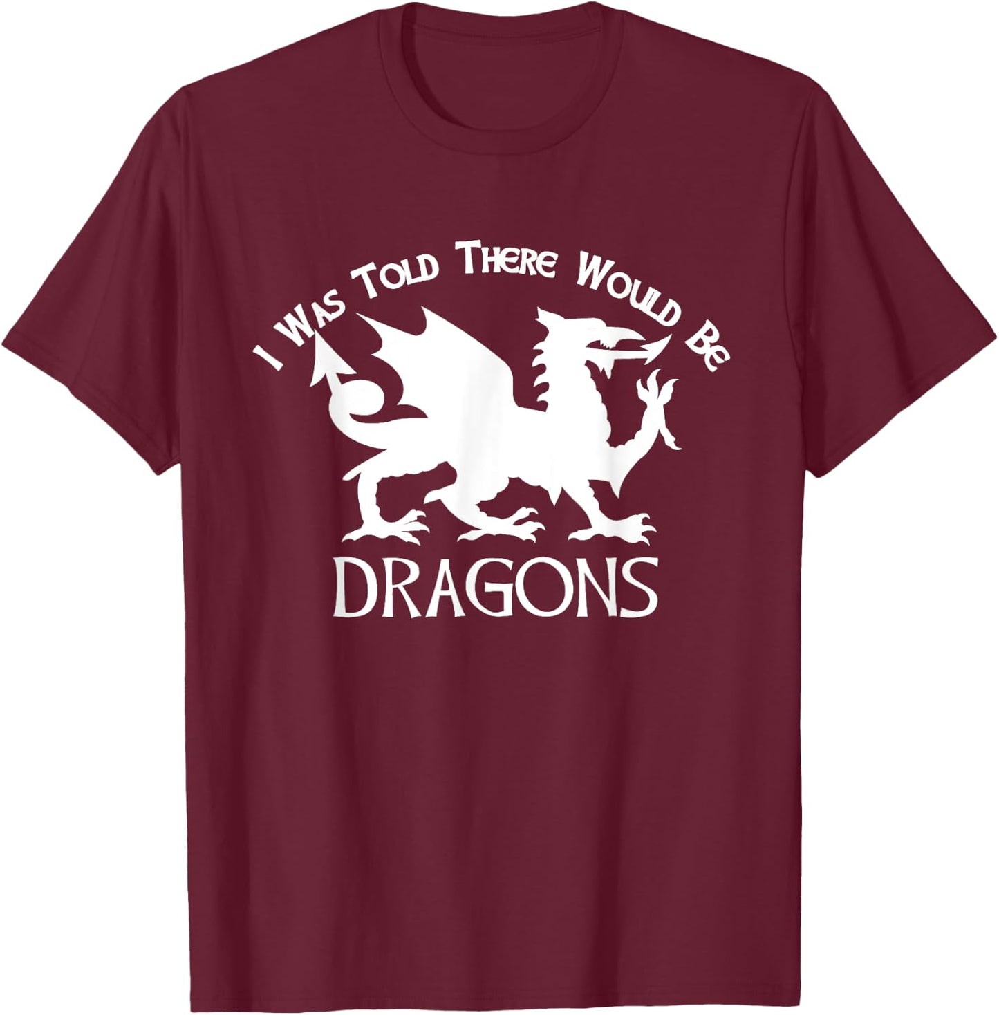 Renaissance Fair Faire Festival Medieval Theme Knight Dragon T-Shirt - T-Shirt | Maroon