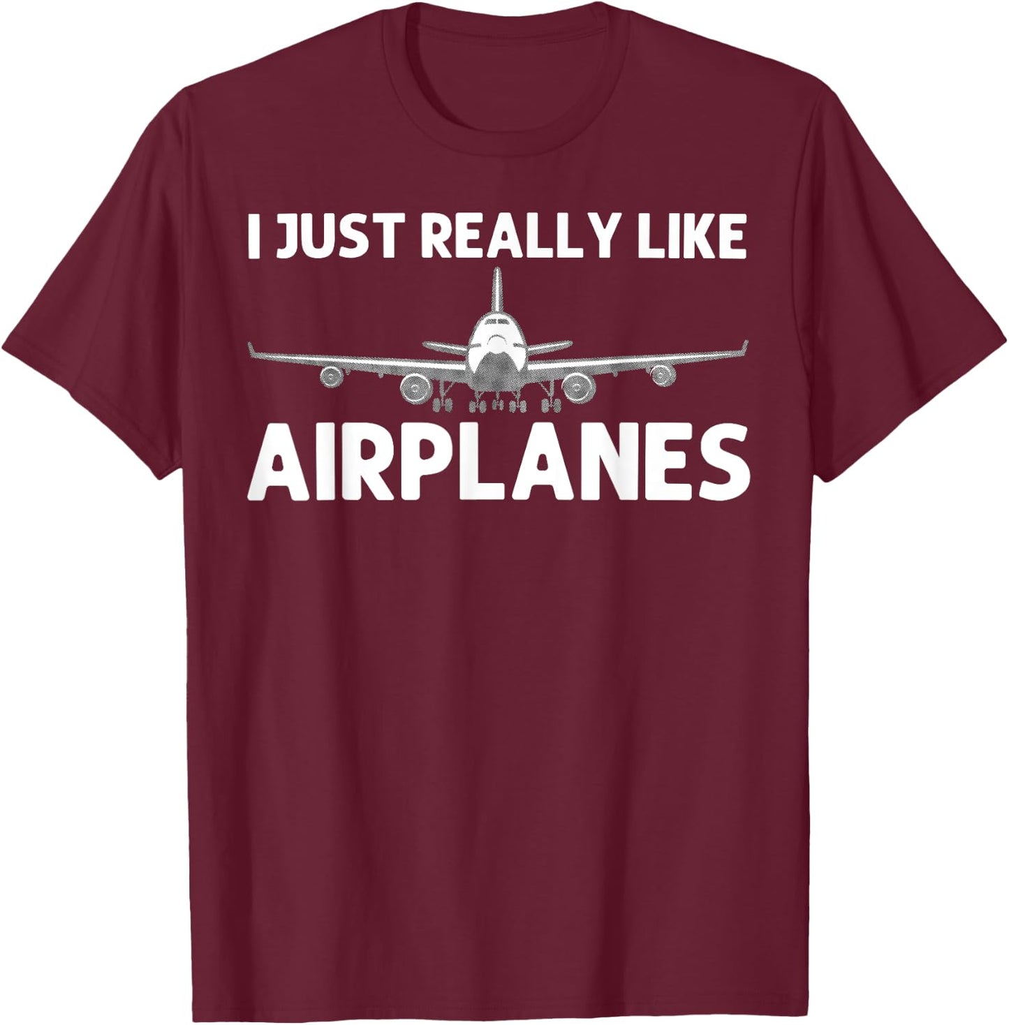 Cool Airplane Women Aviation Plane Airplane Pilot T-Shirt - T-Shirt | Maroon