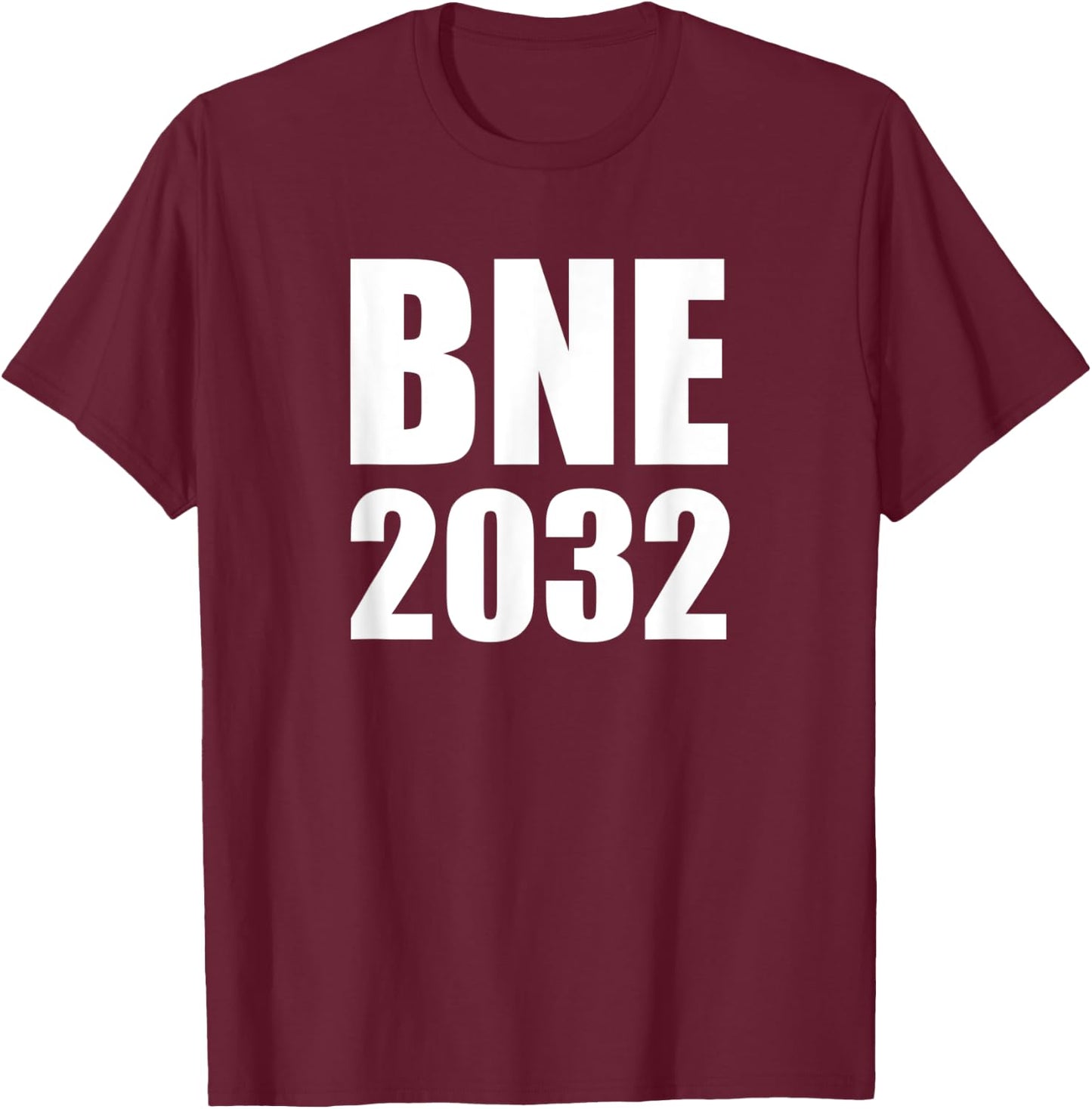 Brisbane 2032 International Sport Fun BNE games Souvenir T-Shirt - T-Shirt | Maroon