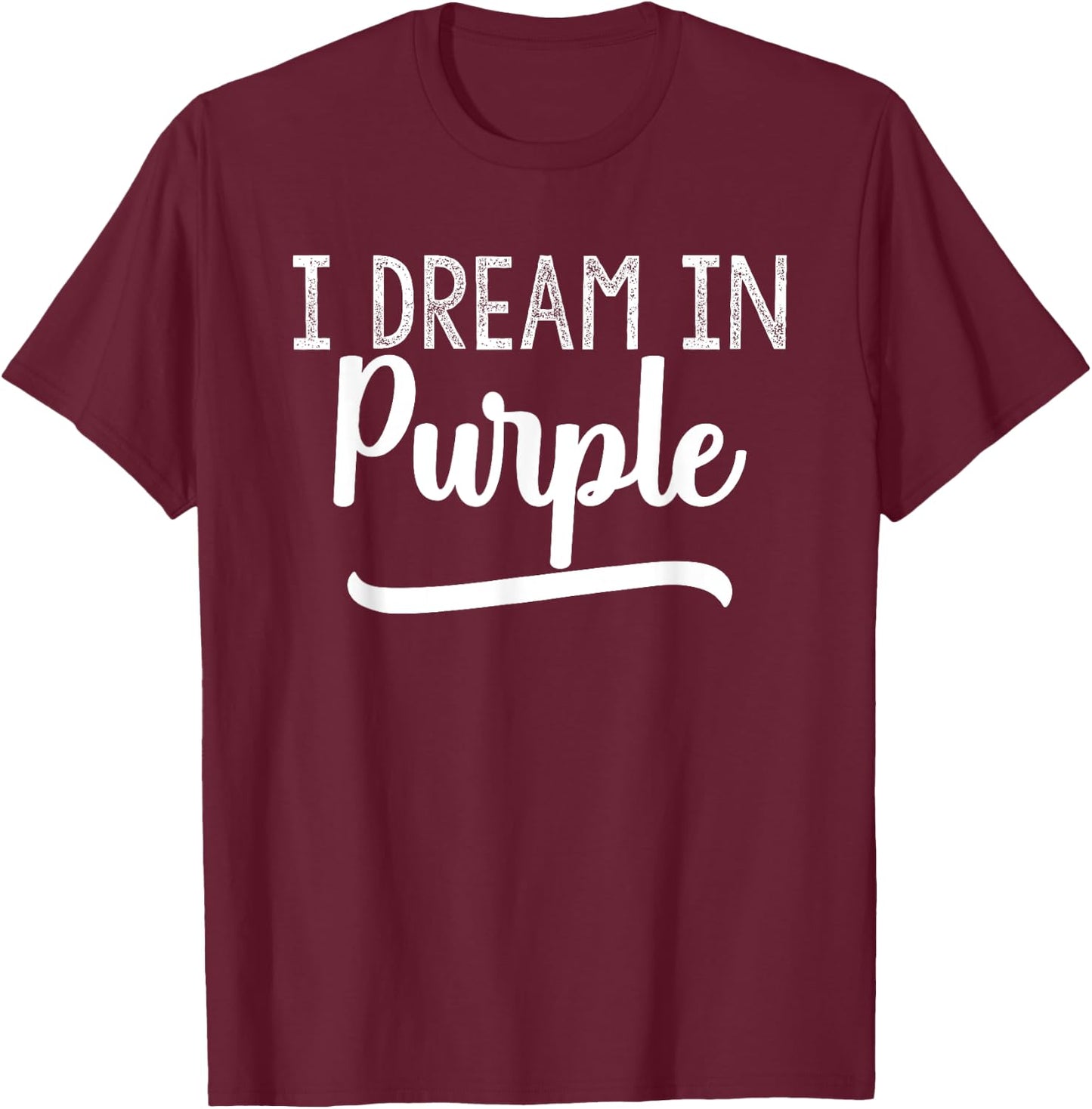 Winners Wear Purple Team Spirit Game Competition Color Sport T-Shirt - T-Shirt | Maroon