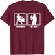 Your Wife My Wife Gun Funny Valentines Day Gift T Shirt T-Shirt - T-Shirt | Maroon