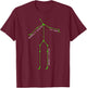 SLS Camera Stick Man Ghost Shirt Ghost Hunting Novelty T-Shirt - T-Shirt | Maroon