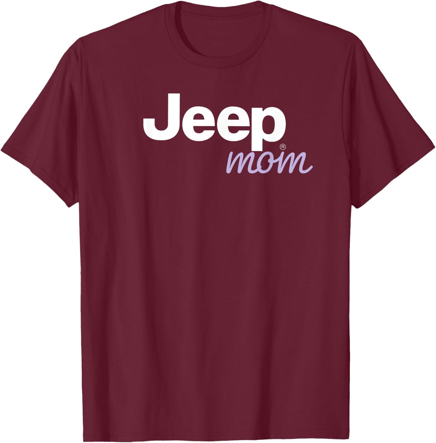 Jeep Mom Purple T-Shirt - T-Shirt | Maroon