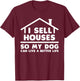 Funny Realtor Art Women Real Estate House Lovers T-Shirt - T-Shirt | Maroon