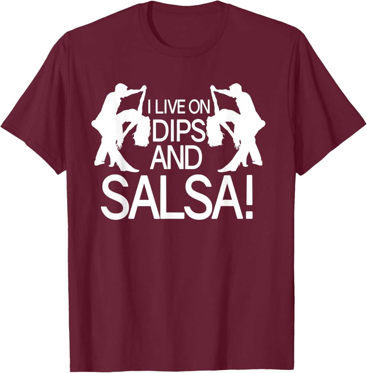 Ballroom Dancing Salsa Instructor Dance Teacher Dancer Women Kids T-Shirt - T-Shirt | Maroon