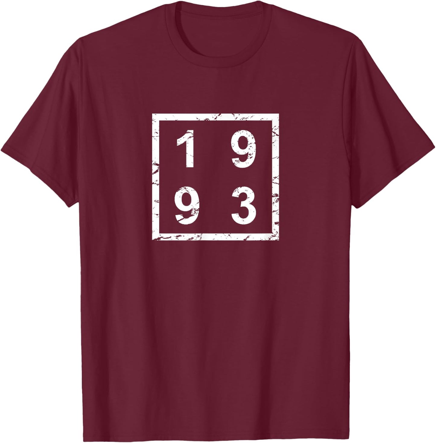 Born in 1993 - Birthday Shirt T-Shirt - T-Shirt | Maroon