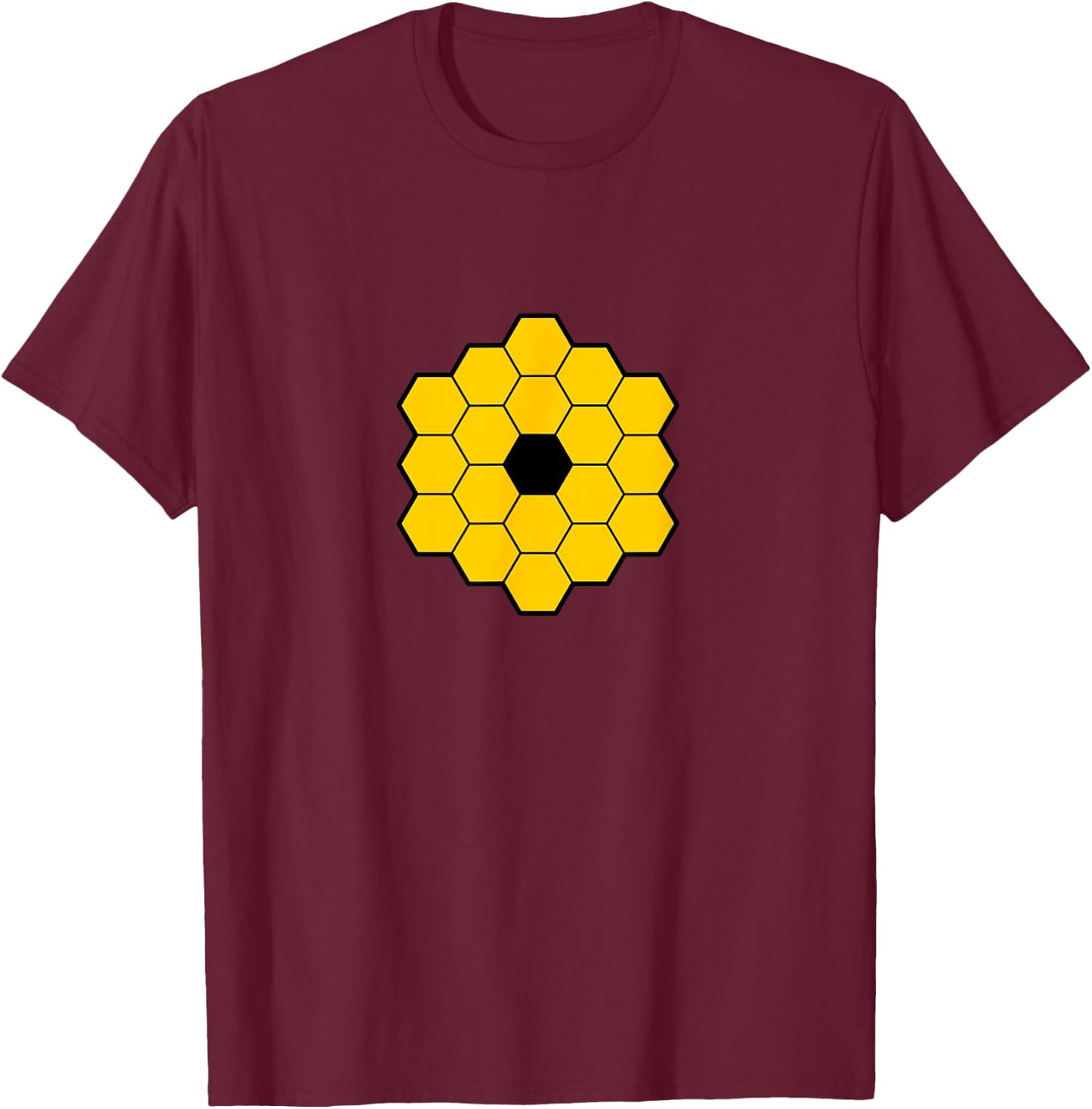 JWST - James Webb Space Telescope T-Shirt - T-Shirt | Maroon
