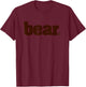 BEAR Manly Men Gay Pride Queer T-Shirt - T-Shirt | Maroon