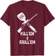 Kill Em Animal Hunter T-Shirt - T-Shirt | Maroon
