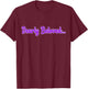 Dearly Beloved Purple 80s Retro Concert 1980's T-Shirt - T-Shirt | Maroon