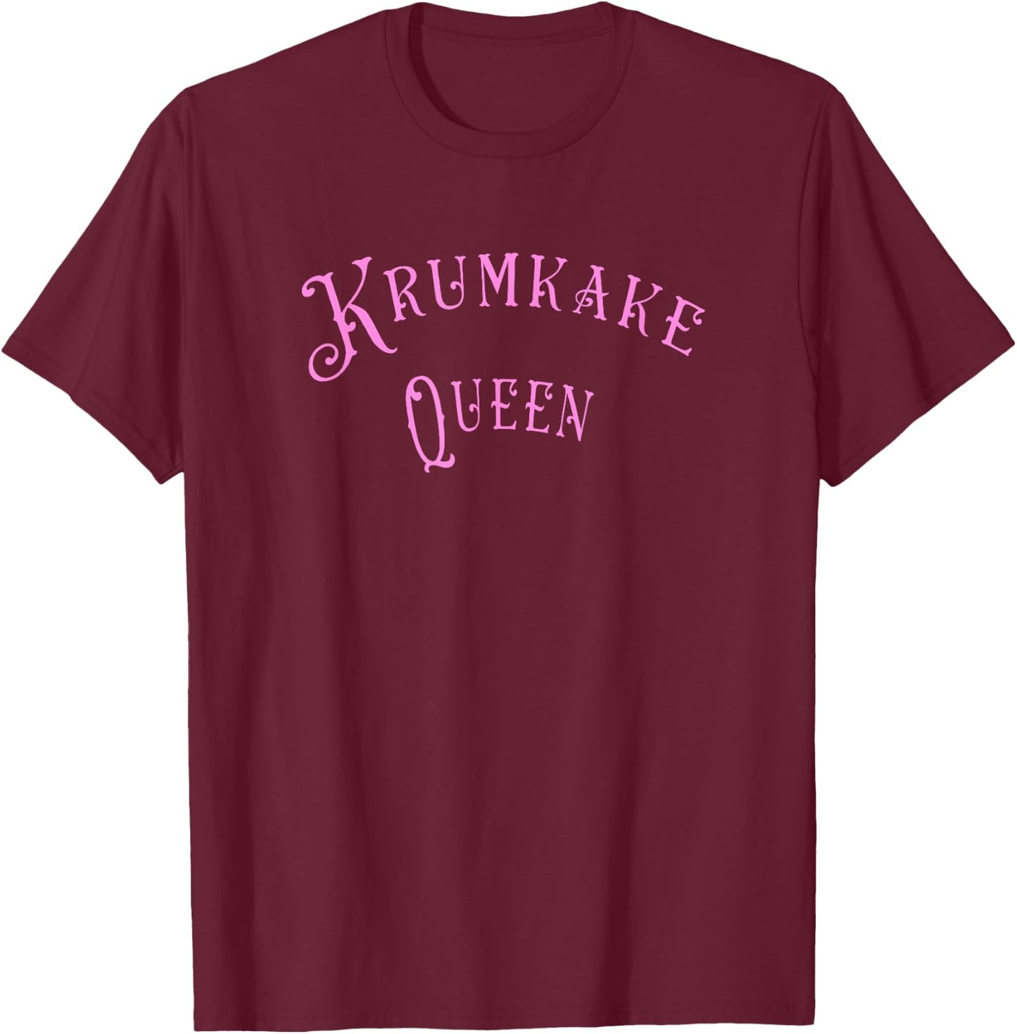 Norwegian Krumkake Queen Norway Gift T-Shirt - T-Shirt | Maroon