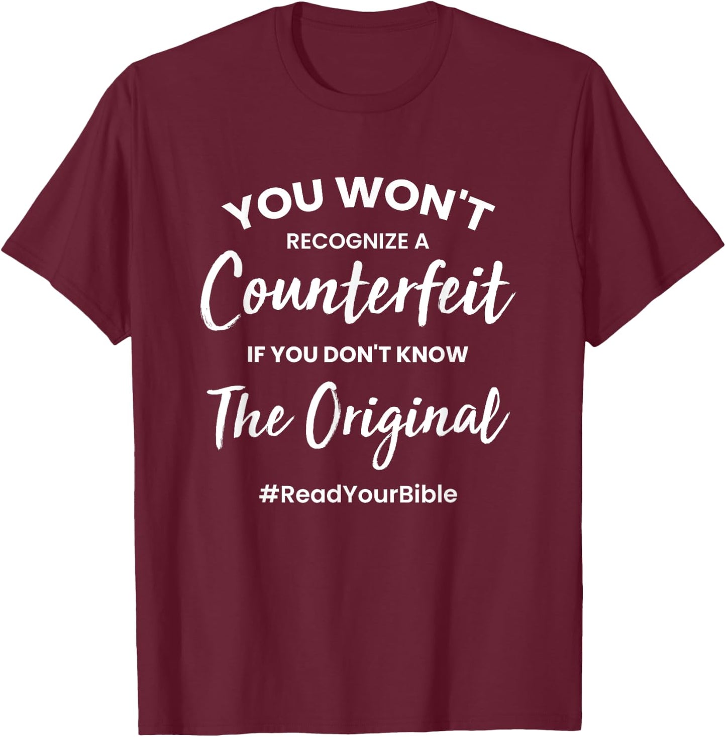 Seeking Scripture -Adults Bible , Black, Short Sleeve, Small T-Shirt - T-Shirt | Maroon
