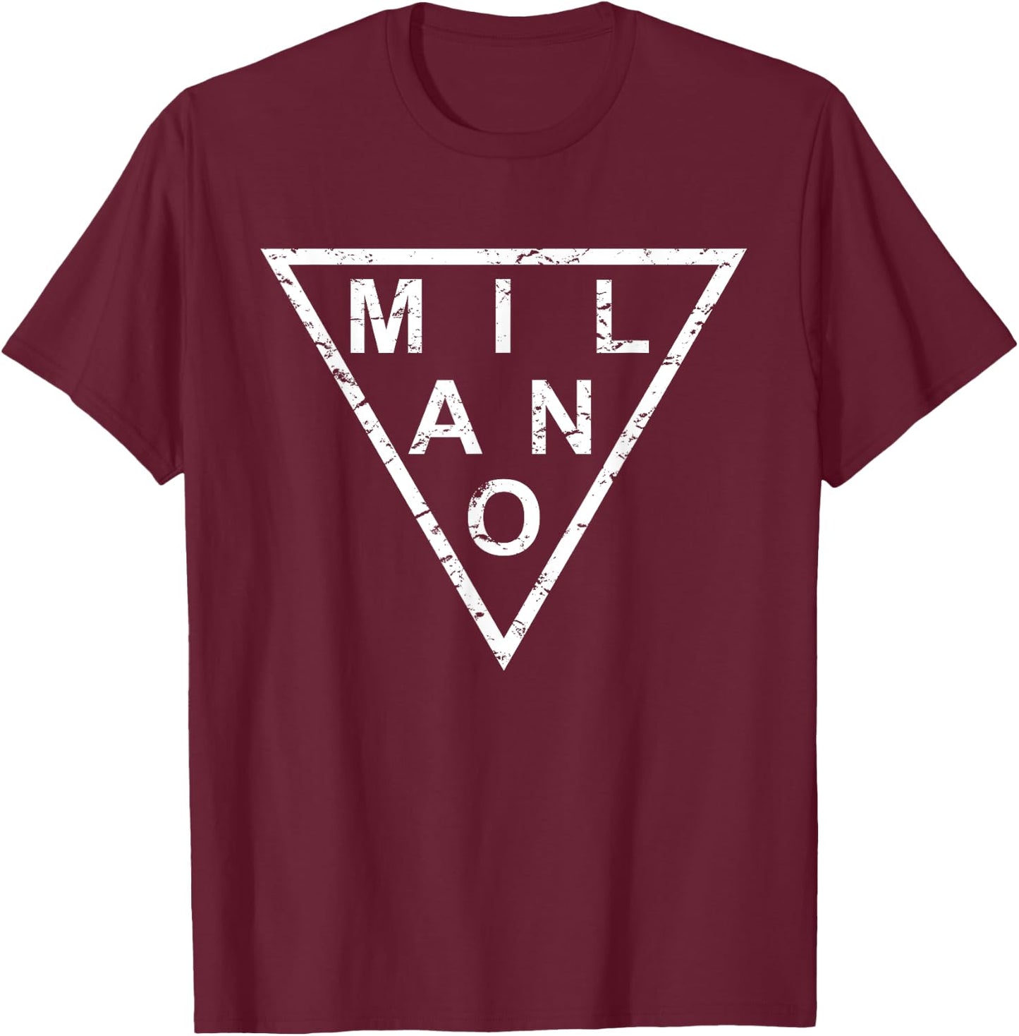Stylish Milano T-Shirt - T-Shirt | Maroon