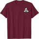 Ghost Pocket Ghost In Pocket Ghost Peeking Funny Halloween T-Shirt - T-Shirt | Maroon