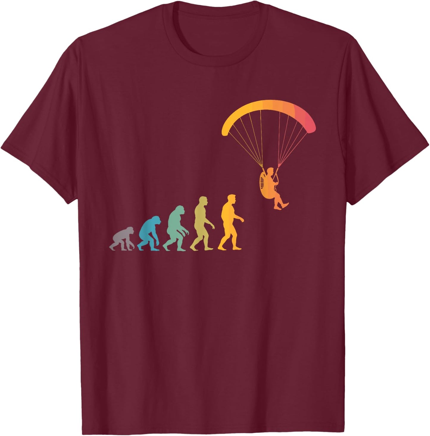 Paragliding PPG Paramotiring Evolution Paramotor T-Shirt - T-Shirt | Maroon