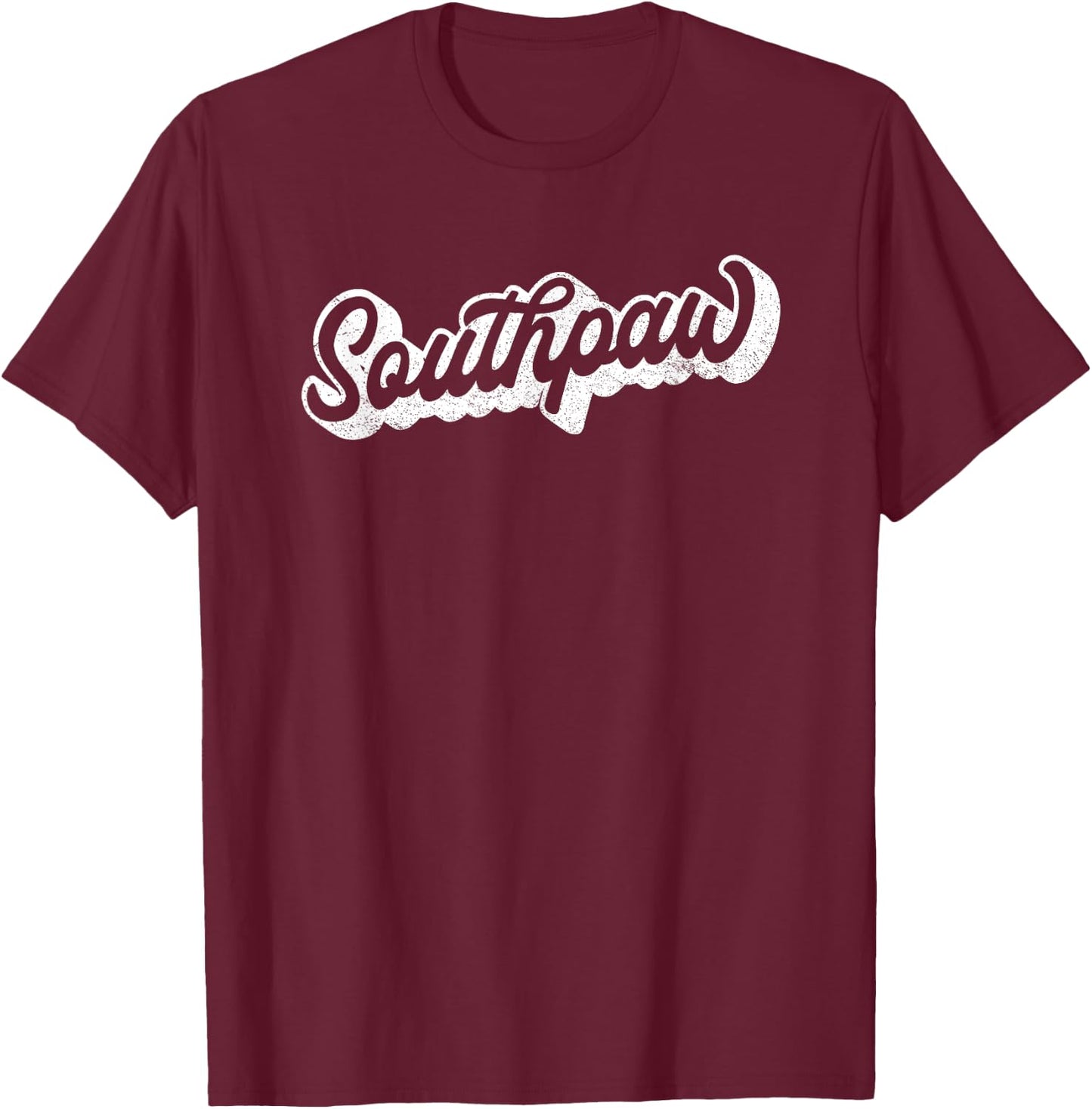 Southpaw Baseball Softball Lefty Left Handed Pitcher T-Shirt - T-Shirt | Maroon