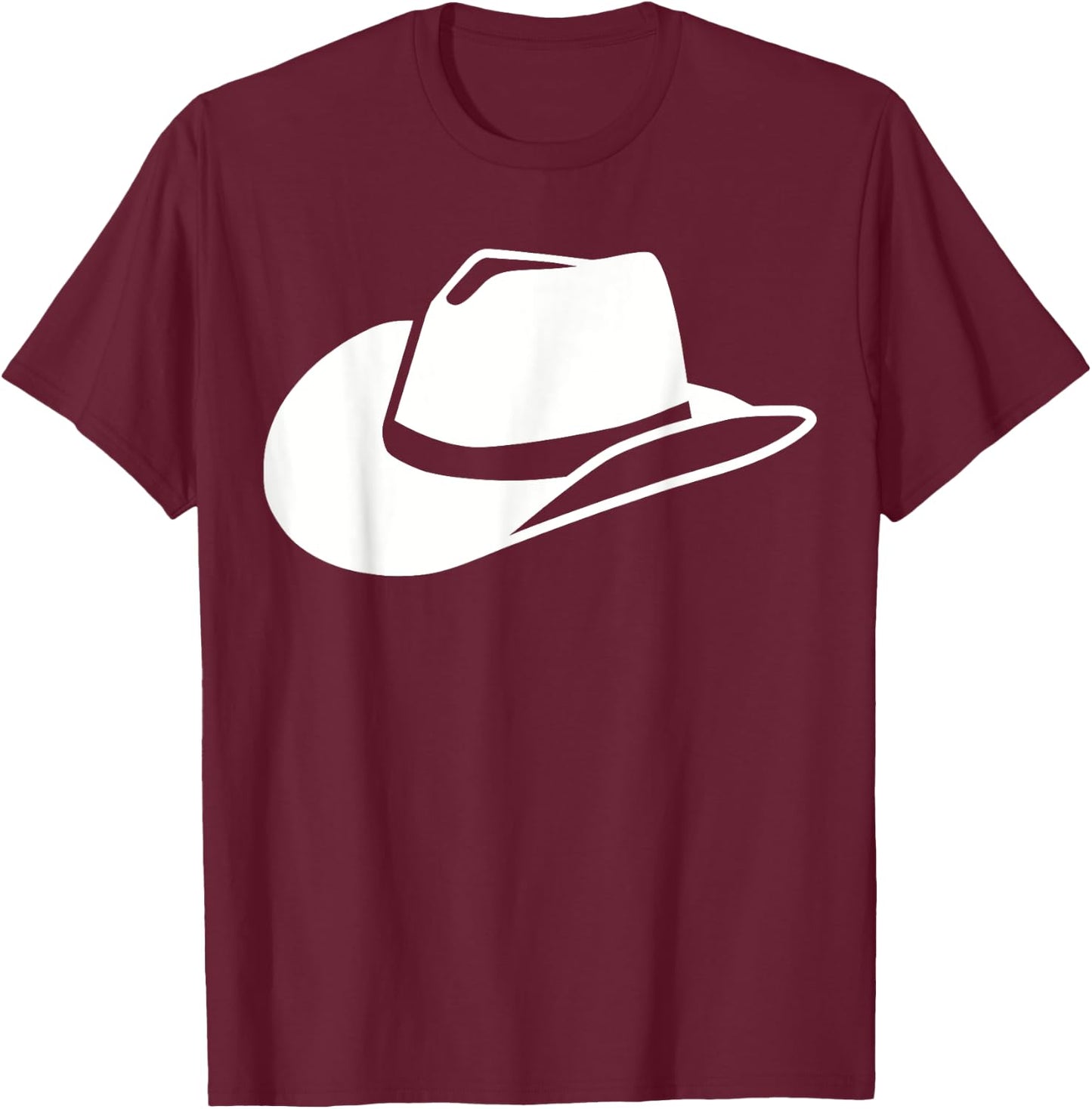 Cowboy hat T-Shirt - T-Shirt | Maroon