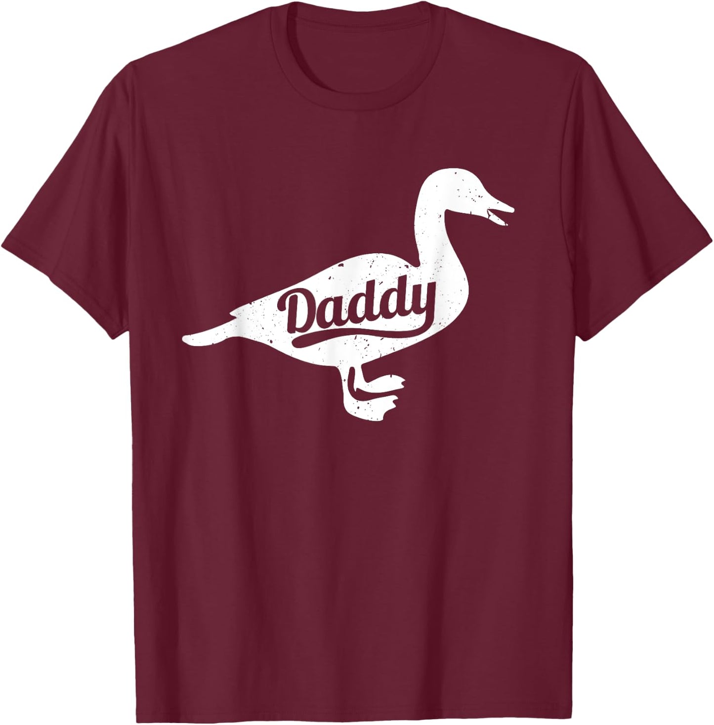 Duck Daddy Dad Farm Lover Father's Day Gift Men T-Shirt - T-Shirt | Maroon