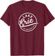 The Great Lakes Shirt - Lake Erie, Lake Life Theme T-Shirt - T-Shirt | Maroon