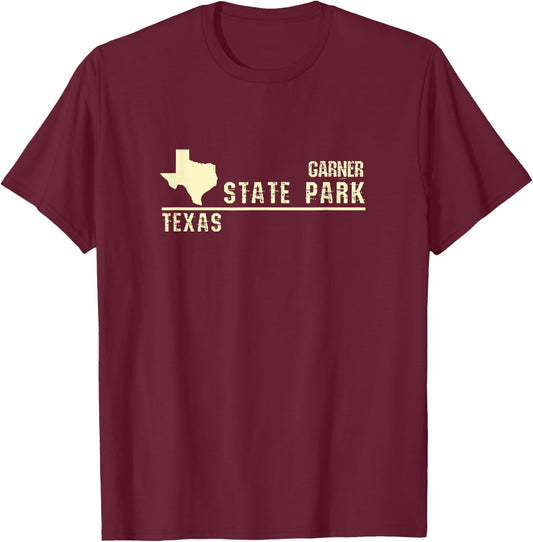 TX Souvenir - Texas Garner State Park T-Shirt - T-Shirt | Maroon