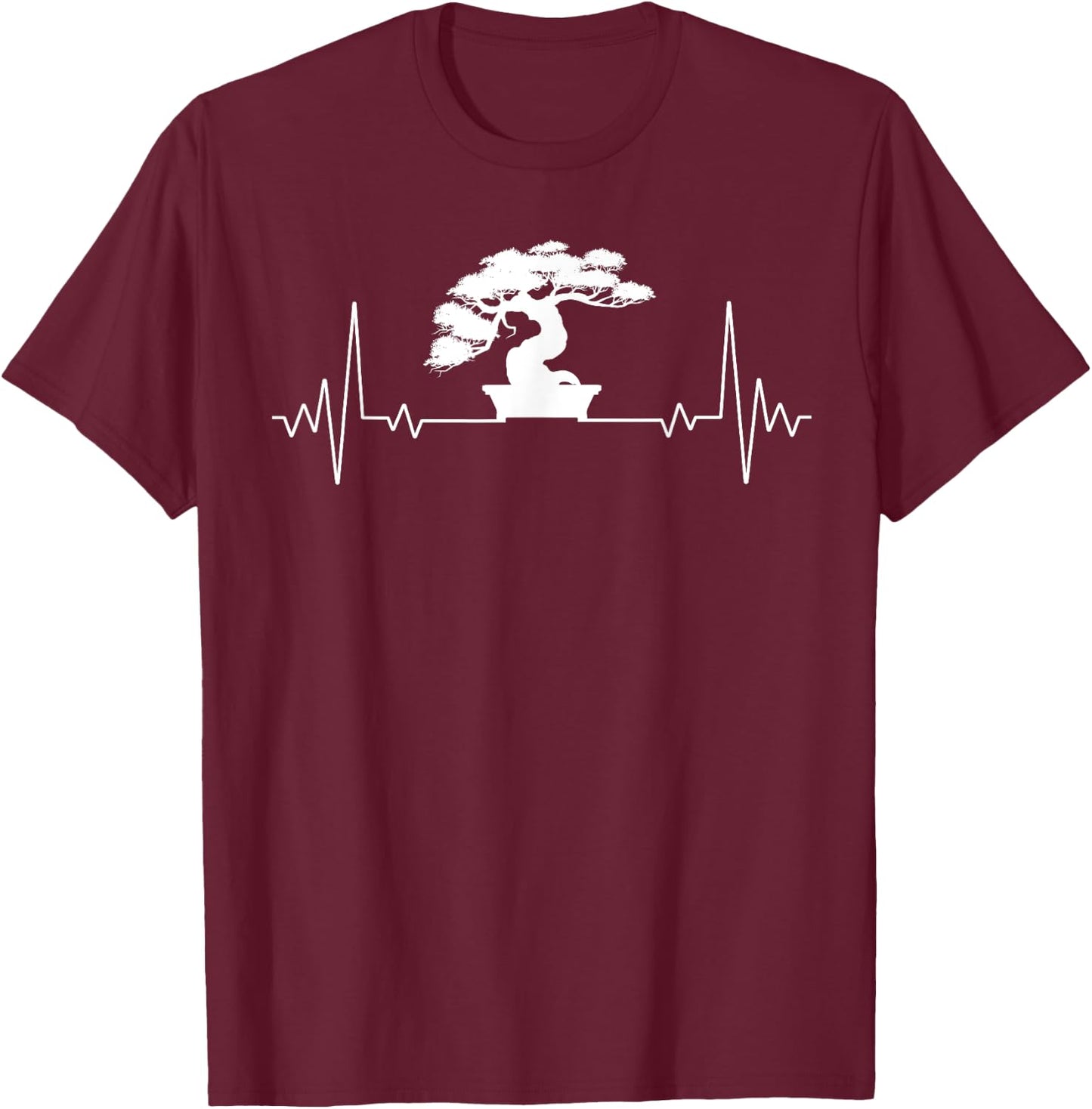Cool Bonsai Tree Women Buddhist Gardening Wiring T-Shirt - T-Shirt | Maroon