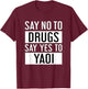 Yaoi Fujoshi Manga T-Shirt - T-Shirt | Maroon