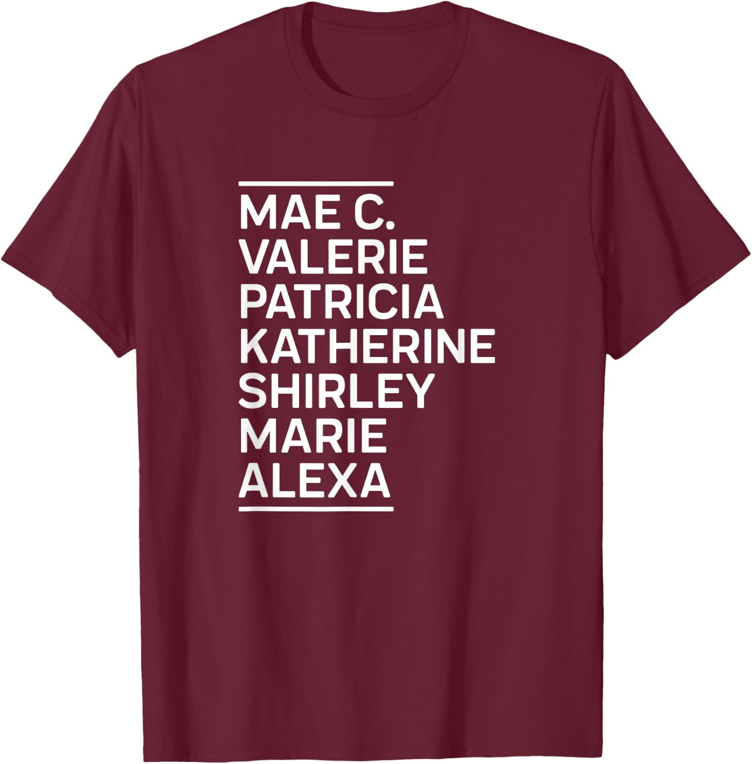 Black History Month Famous Black Women in STEM Science T-Shirt - T-Shirt | Maroon