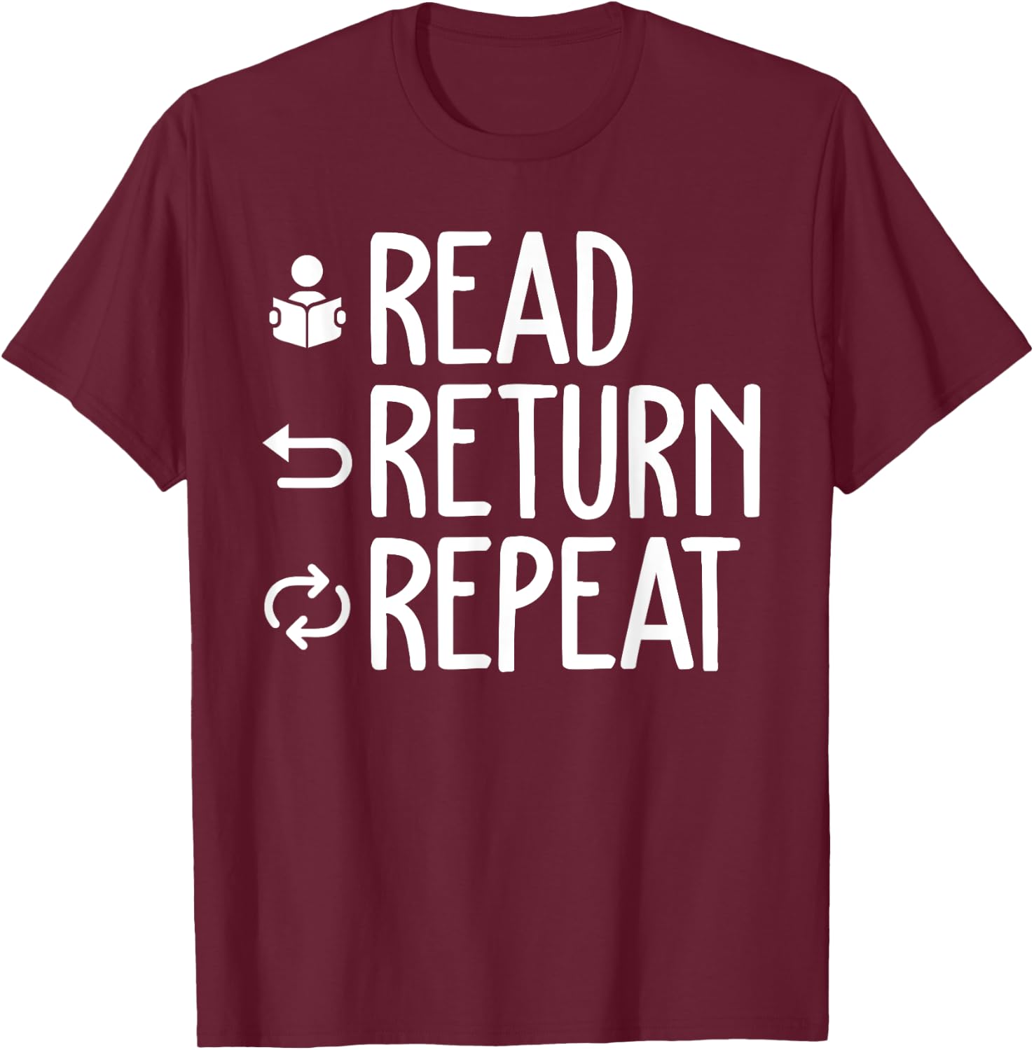 Funny Library Themed Art Librarian Men Women Library Worker T-Shirt - T-Shirt | Maroon