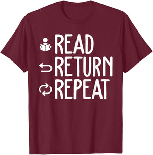 Funny Library Themed Art Librarian Men Women Library Worker T-Shirt - T-Shirt | Maroon