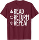 Funny Library Themed Art Librarian Men Women Library Worker T-Shirt - T-Shirt | Maroon
