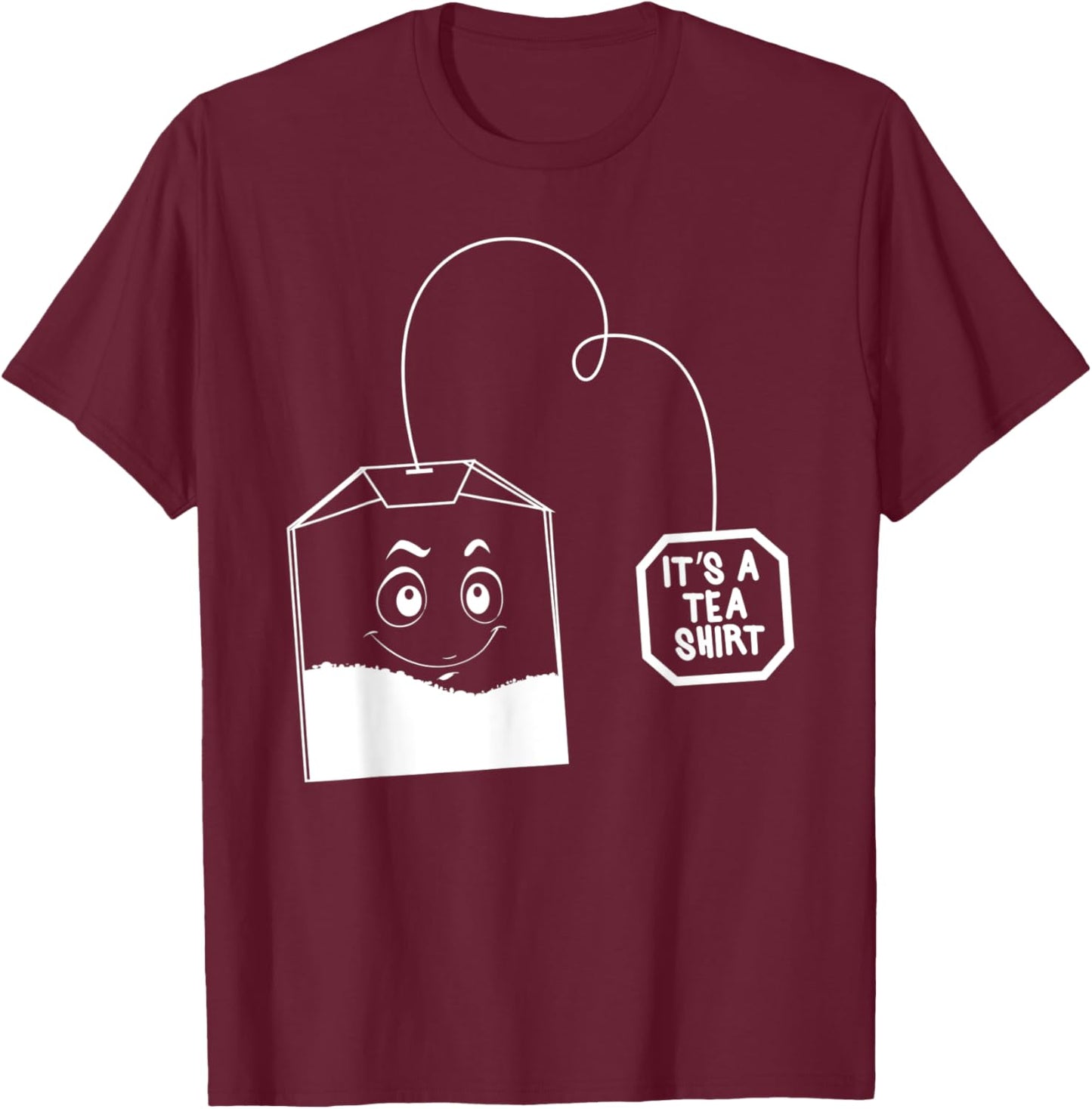 It's My Tea | Trendy Tea Fanatics Gift T-Shirt - T-Shirt | Maroon