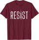 Resist Anti-Vax No Forced Vaccination Mandate T-Shirt - T-Shirt | Maroon