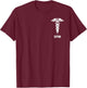 Doctor of Podiatric Medicine DPM Caduceus Symbol Podiatrist T-Shirt - T-Shirt | Maroon
