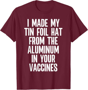 Anti Vaxxer Funny Anti Vaccination Quote Anti-Vax Saying T-Shirt - T-Shirt | Maroon
