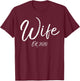 Matching Cute New Wife Gift from Husband Fun Wife Est. 2020 T-Shirt - T-Shirt | Maroon
