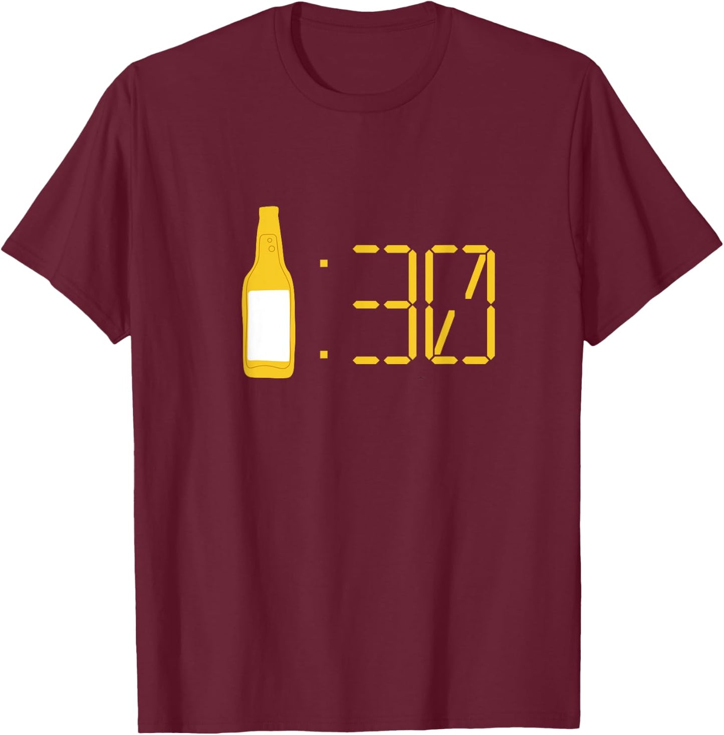 Beer Thirty T-Shirt - T-Shirt | Maroon