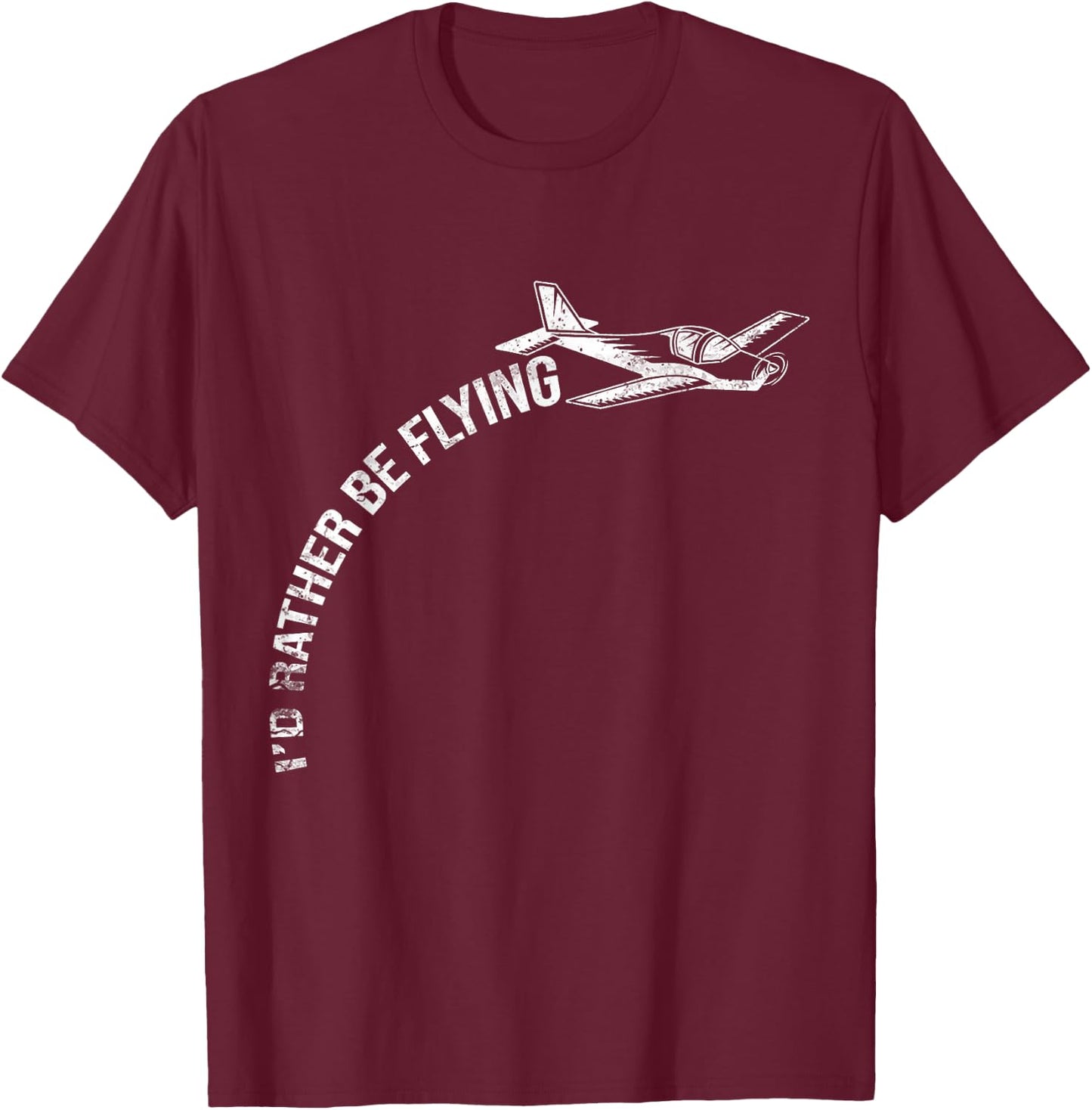Funny aircraft pilots T-Shirt - T-Shirt | Maroon