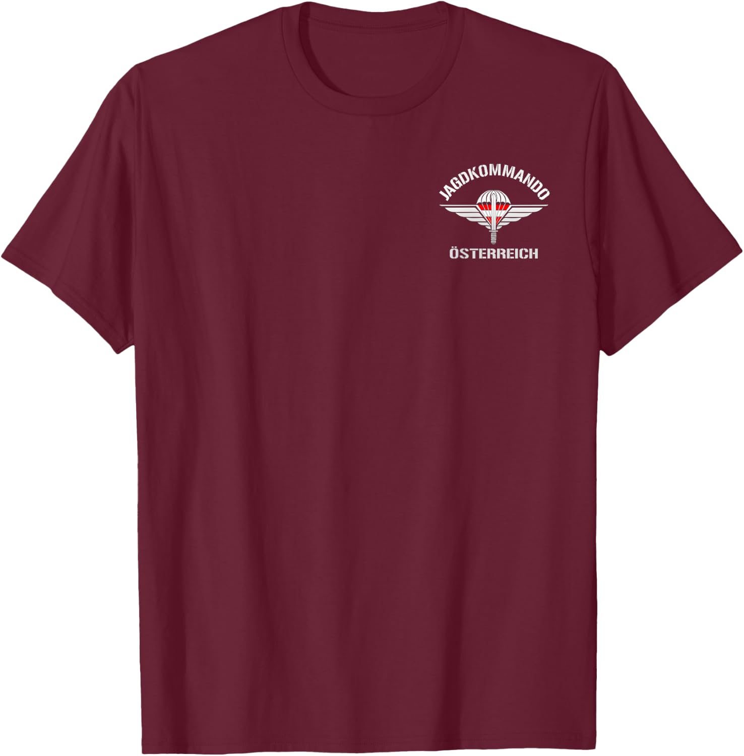 Austria Special Operations Group Force Jagdkommando T-Shirt - T-Shirt | Maroon
