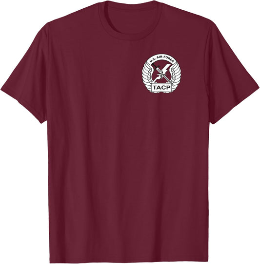 US Air Force Tactical Air Control Party (TACP) Flash T-Shirt - T-Shirt | Maroon