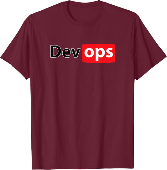 Devops funny computers geek T-Shirt - T-Shirt | Maroon