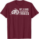 Triker Motorcycle Trike Three Wheeler Motortrike Funny T-Shirt - T-Shirt | Maroon