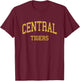 Central High School HS Little Rock AR Retro Sports T-Shirt - T-Shirt | Maroon