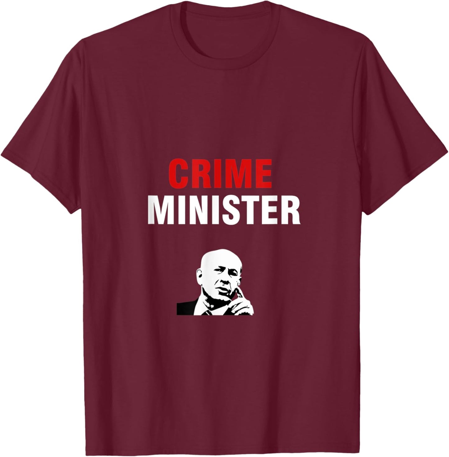 Israelis against Prime Minister - Support for protesters T-Shirt - T-Shirt | Maroon