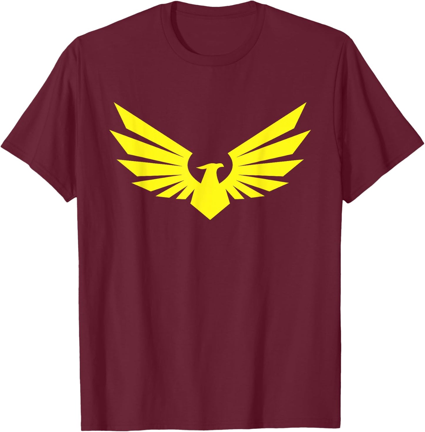 Yellow Phoenix 10 Life Rebirth Longevity Magic Renewal Gift T-Shirt - T-Shirt | Maroon