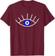 Evil Eye Curse Protection Seeing Eye Evil Eye T-Shirt - T-Shirt | Maroon