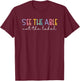 See the Able Not the Label Cute Special Education Teacher T-Shirt - T-Shirt | Maroon