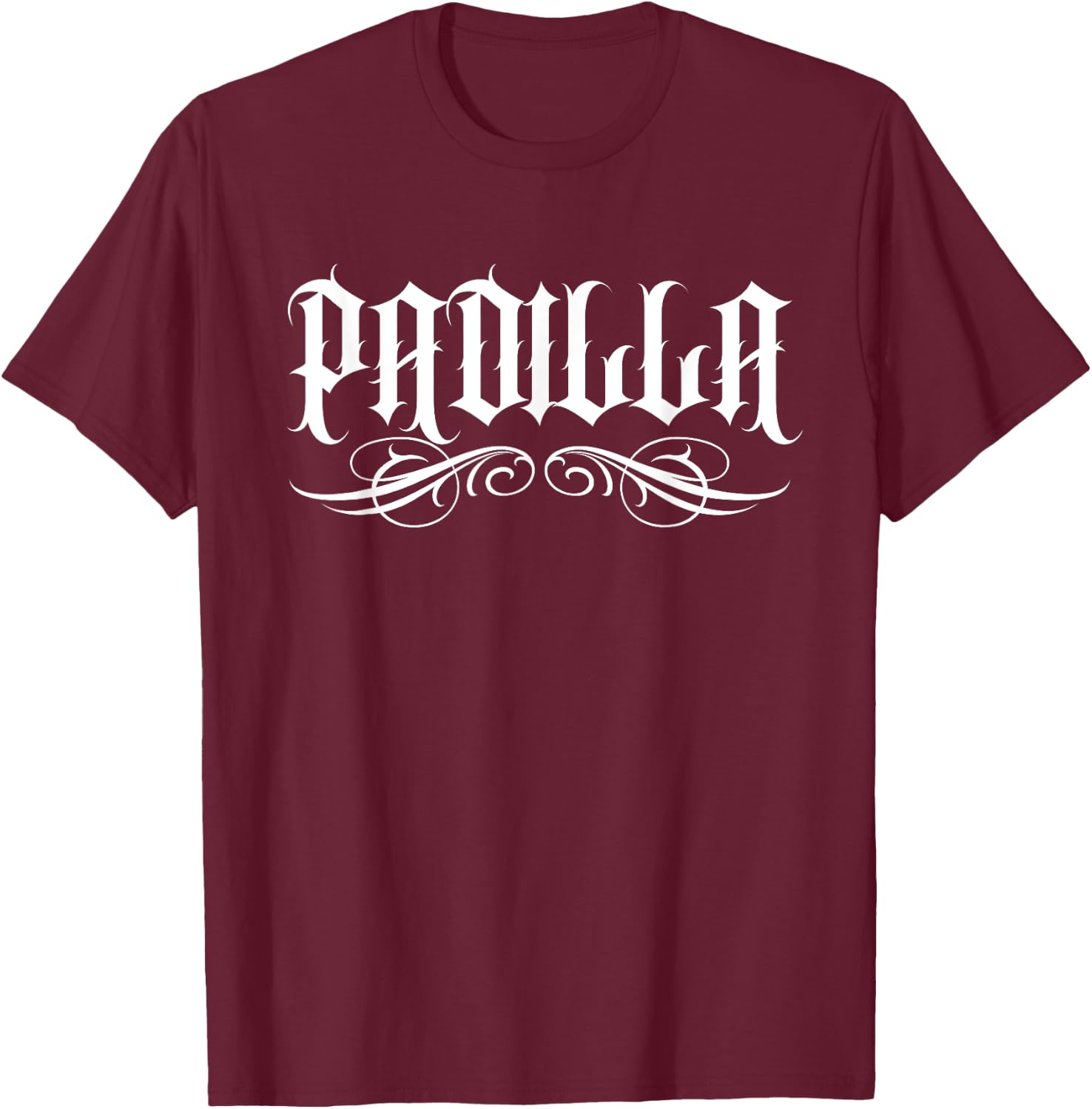 Padilla Mexican Surname Hispanic Spanish Familia Family T-Shirt - T-Shirt | Maroon