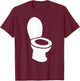Toilet T-Shirt - T-Shirt | Maroon