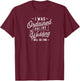 Funny I Was Ordained Online Ordained Minister Wedding Party T-Shirt - T-Shirt | Maroon