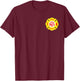 Fire Department Logo Uniform Fireman Symbol Firefighter Gear T-Shirt - T-Shirt | Maroon